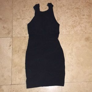 Black cocktail dress